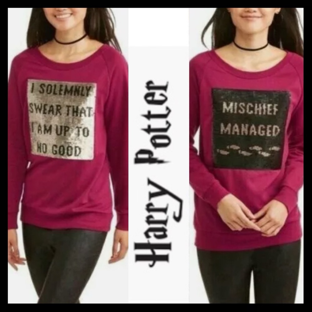 Harry Potter Flip Sequin Sweatshirt